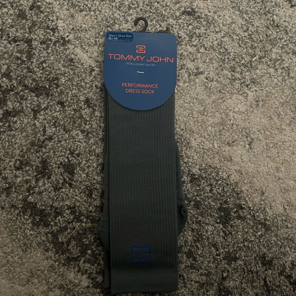 Tommy John NWT performance dress sock grey